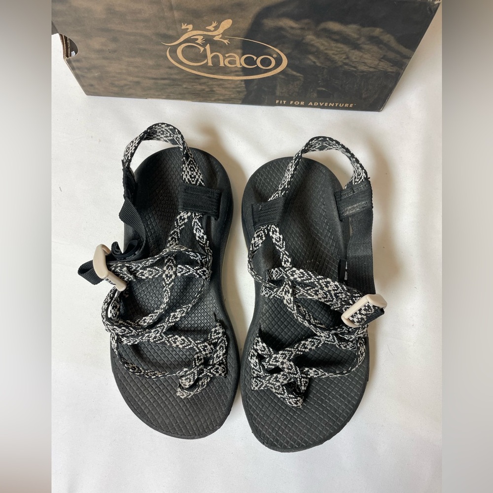 Chaco ZCloud X2 Black and White Sandals Webb angora 37/6
